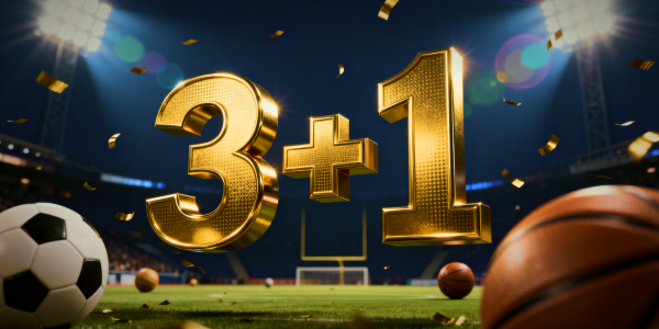 3+1 Gratis Weddenschap
